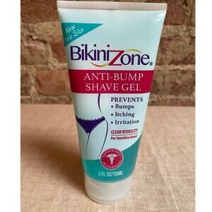 Bikini Zone Shave Gel Anti-Bumps 5 Ounces New